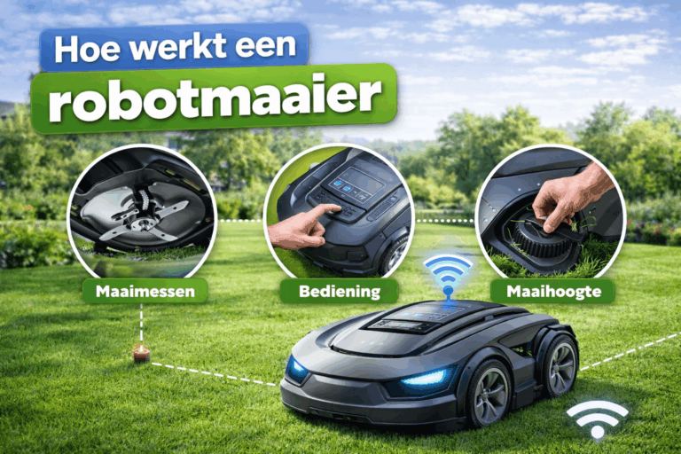 Hoe werkt een robotmaaier