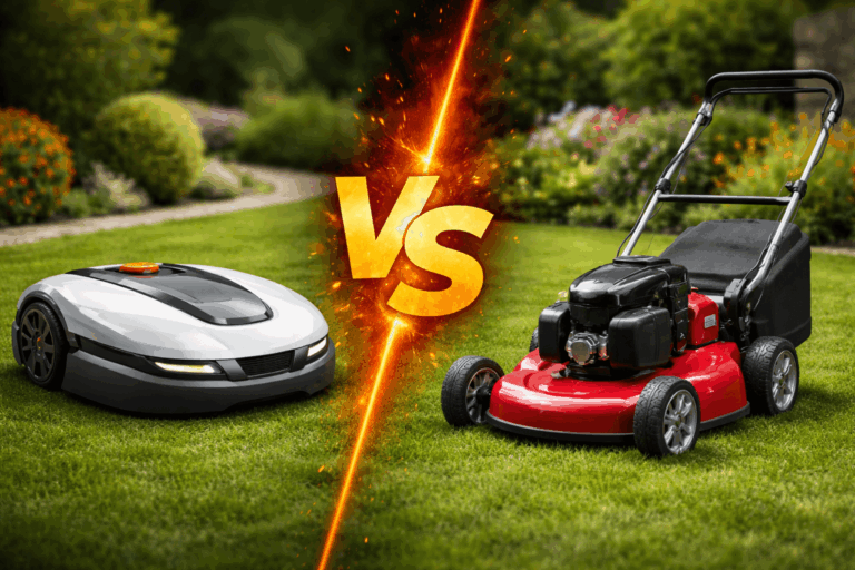 Robotmaaier of Grasmaaier